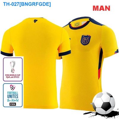 ♧♧ 2022 2023 Ecuador Football Shirt World Cup Top quality Mens Sports Short Sleeve Jersey With Patch