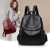 Multifunction Women Backpack Famous nd Mini Bookbag Luxury School Bags for Girls High Quality Leather Crossbody Shoulder Bag