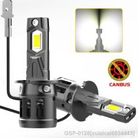 ♙Cuizicai6034443 ₪ BMTxms-Lâmpada Do Farol Canbus Luzes De Nevoeiro Super Brilhantes Mini Nevocarro 1:1 H1 H3 60W Br6000 K 12V 2ชิ้น