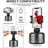 II 360 degree Rotation Smart Selfie Stick Auto Face Tracking Camera Tripod Holder Smart Gimbal