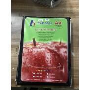 Giấy In Ảnh Kim Mai Định Lượng 115Gsm Bóng  100 Tờ Tập
