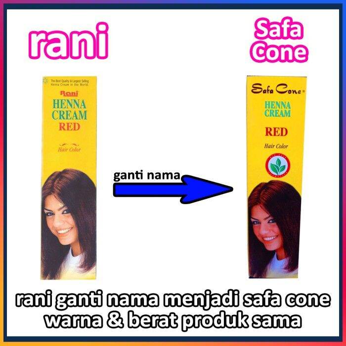 Cream Red Hair/ Rani Henna Colour Hair/ Color Hair Colouring | Lazada