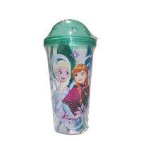 Cup Spoon Frozen Green Disney ชุดแก้วน้ำช้อนส้อมโฟรเซ่นสีเขียว ลายการ์ตูนดิสนีย์ ความจุ 32 ออนซ์ ภายในแก้วมีช้อน+ส้อม 3 คู่