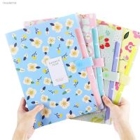 ❂♨✙ A4 File Bag Floral File Organizer 6 Layers Document Bag Korean Stationery Cute File Pouch Bill Folder Portfolio Office Supplies