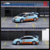 TM 1:64 FD2ประเภท R RX7 EVO 86 Gulf รถโลหะผสมน้ำมันรุ่นเด็กผู้ชายโมเดลหุ่นยนต์ของเล่นคอลเลกชัน