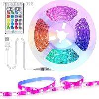 EU LED Strip Light Set Lights Flexible RGB TV Desktop Screen Bluetooth Control USB Flexible Light 5V Ribbon Diode Lamp Tape