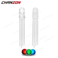 【CW】✹❡  Pcs 5mm Led Diode Rgb Emitting 4Pin Common Anode Cathode 2V Tricolor Multicolor Diffused Diy PCB Lamp Bulb