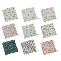 【CC】❍✽  Newborn Baby Drool Bibs Soft   Absorbent Cotton Burp Cloths Suiatble for Feeding Bathing Durable