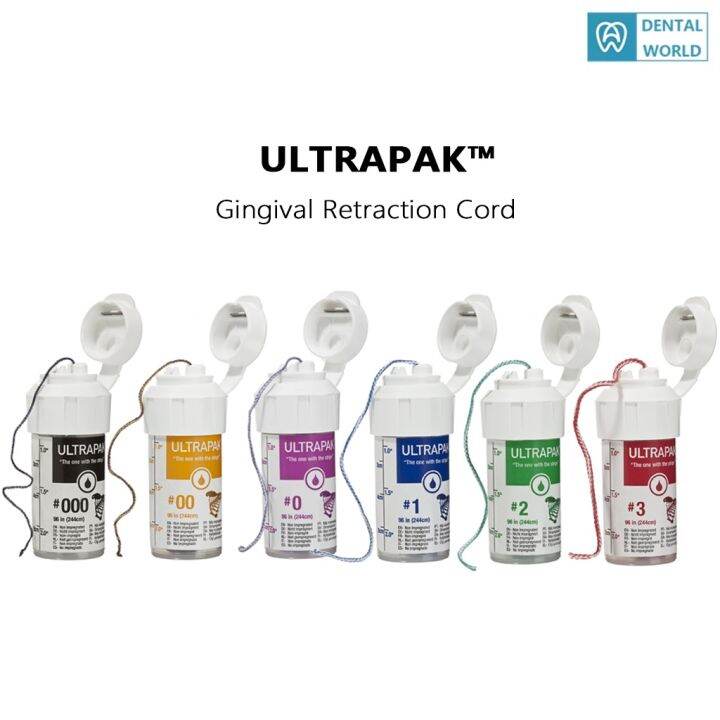 Ultradent Ultrapak™ Knitted Cord Dental Domain Corporation gingival