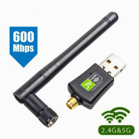 600Mbps USB WIFI Adapter Dual Band 5GHz Wireless Lan WIFI Dongle LAN 802.11ac/A/B/G/N สำหรับ Windows XP Win 7 10 M Ac Vista