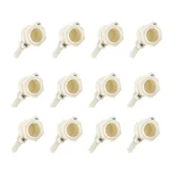 12 Pcs Nylon Heavy Duty Honey Gate Valve with Wing Nut Bee Hive Tool Use on Pails and Some Extractors