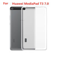 สำหรับ Huawei Mediapad T3 7.0 BG2-U03 T3 8.0 Soft Silica สำหรับ Huawei T3 7 3G BG2-U01 T3 7.0 Wifi TPU ฝาครอบด้านหลังนุ่ม Silica เจลใส