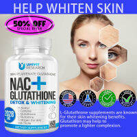 Nac + L-Glutathione Collagen แอล กลูต้า คอลลาเจน  60/120 แคปซูล บำรุงผิว