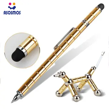 Magnetic Fidget Pen Jiki Crush Metric Pen Crinkle, Crushmetric Switch  Strato Pens, Multifunctional Decompression Magnet Writing Toy Pen, Cool  Stuff Be