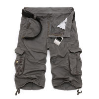 2022 Summer Mens Cargo Shorts Military Army Camo Casual Shorts Men Cotton Loose Work Trousers Homme Bermuda Multi-Pocket Shorts