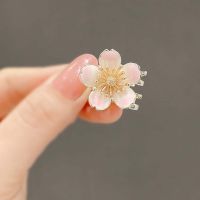 【CW】 Small Hair Plum Claw Metal Blossoms Hairpins