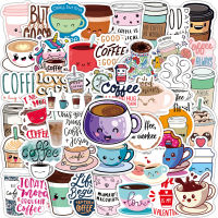 Waterproof Sticker Coffee◉●•◦สติกเกอร์ ไดคัท ??? กันน้ำ  50 ??? ++ ?? พร้อมส่ง (⸝⸝ ˇωˇ )