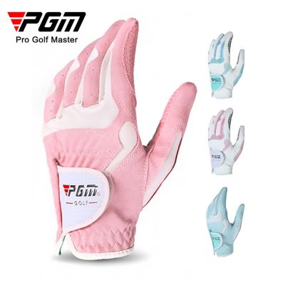 ♞✕ PGM Women 39;s Golf Gloves High quality left and right hand sports Golf gloves breathable palm protection brand new