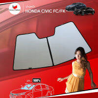 ม่านบังแดดหน้ารถ Groovy Thailand ม่านหน้า HONDA CIVIC Gen10 FC/FK F-row (1 pcs)