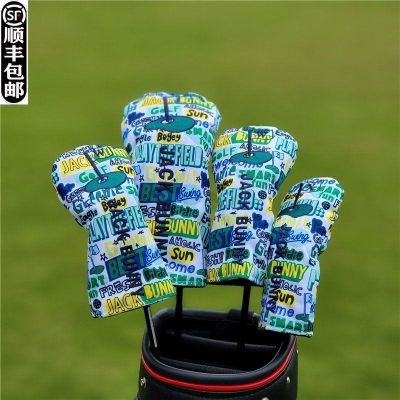 2023♙☾ The new JACK BUNNY wooden set of golf clubs set of rod head ball head protective cap set push rod set