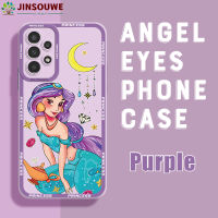 Jinsouwe เคสโทรศัพท์สำหรับ Samsung Galaxy เคส Galaxya13 Samsunga13 A13สำหรับเด็กหญิงเด็กชายเคสการ์ตูนเจ้าหญิงยางนิ่มฝาครอบด้านหลัง