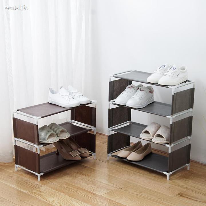 vanzlife-multi-functional-multi-storey-ชั้นวางรองเท้า-organizer-ในครัวเรือนผ้าชั้นเก็บของ-simple-หอพักจังหวัด-space-rack