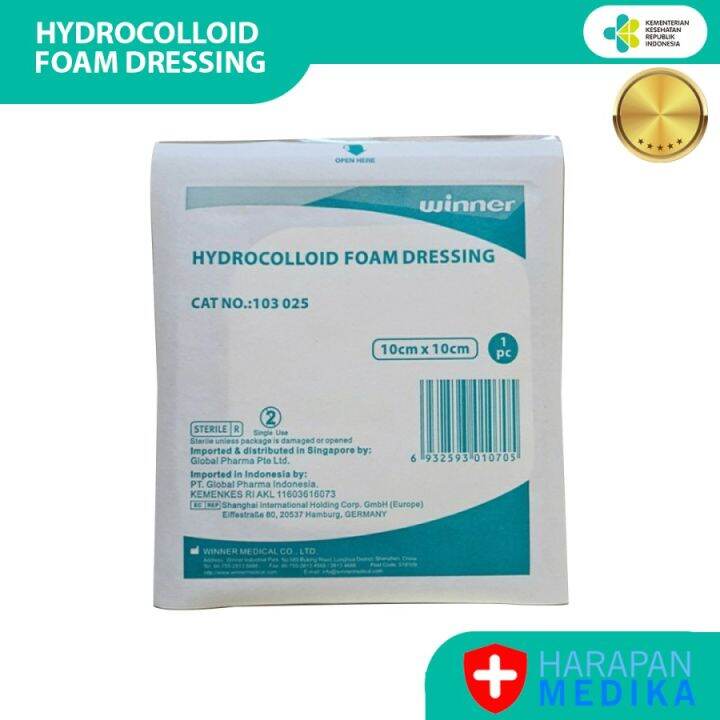 HYDROCOLLOID FOAM DRESSING 10 x 10cm/Plester Luka Basah Decubitus