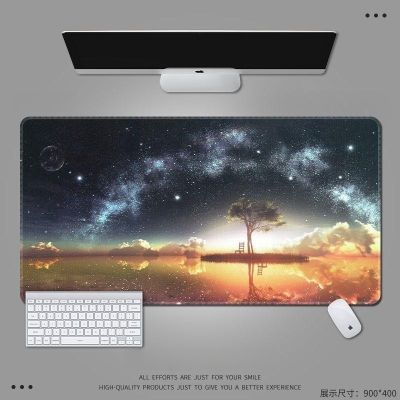 Mouse Pad Oversized Two-Dimensional Landscape Game Gaming Desk Pad Japanese Creative Computer Keyboard Pad Customization