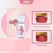 Nhụy hoa nghệ tây Saffron 1Gr và Trà hoa nhài 8Gr