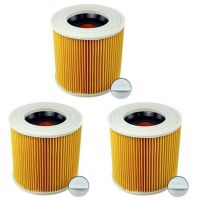 3 Pcs Cartridge Filter For Karcher Vacuum Cleaner WD3 Premium WD2 WD3 WD1 MV3 MV2 WD 3 P Extension Kit Against Fine Dust