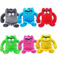 Monster6pcs สี/ชุดน่ารักตุ๊กตาผ้ากำมะหยี่มอนสเตอร์สีสำหรับเด็ก Boneka Mainan Plushie อารมณ์สีมอนสเตอร์สำหรับเด็กวันเกิด