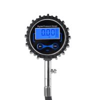 Digital Tire Pressure Gauge 200 PSI Interchangeable Air Chuck for Cars Motorcycle Rv SUV TPMS Bike Tyre