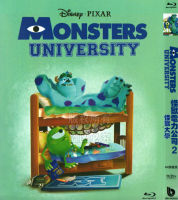 ?【READYSTOCK 】? American Adventure Comedy Cartoon Animation Film Monsters Inc 1+2 Blu-Ray Bd Hd 2 Disc YY