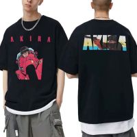 การออกแบบเดิมเสื้อยืดอนิเมะ Akira สไตล์ญี่ปุ่น90S Action Sci-Fi เสื้อยืดพิมพ์ลายสองด้านเสื้อยืดฮิปฮอปโอเวอร์ไซส์แฟชั่นฤดูร้อนผู้ชายผู้หญิงเสื้อผ้าแนวสตรีทS-5XL