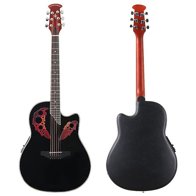 laminated-spruce-wood-electric-acoustic-guitar-6-strings-round-back-ovation-model-41-inch-cutaway-design-folk-guitar