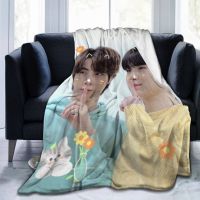 BTS JIN SUGA Ultra-Soft Micro Fleece Blanket CARTOON Printed Fashion Fashion Washable Quilt Comforte