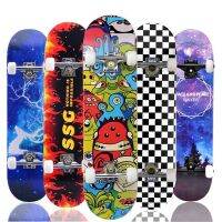 Skateboards สเก็ตบอร์ด 80cm ผู้เริ่มต้นเล่น-มืออาชีพ แฟชั่นสเก็ตบอร์ด กีฬาและกิจกรรมกลางแจ้ง