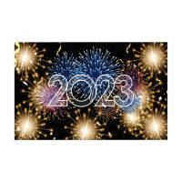 2023 Party Supplies ห้องนั่งเล่นขนาดใหญ่พิเศษแขวนฉากหลังประตูตกแต่งบ้าน Cheers Firework Porch Cheerful Photo Props Happy New Year Banner