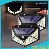 3 โหมด Solar motion sensor light ไฟติดผนังโซล่าเซลล์พลังงานแสงอาทิตย์ สุดคุ้ม ไฟนอกอาคาร ไฟกึ่งภายนอก โคมไฟภายนอกอาคาร ไฟโซล่าเซลรั้ว J252