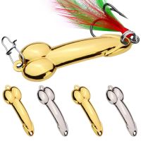 Metal Spoon Penis Shape Fishing Lures 5g 10g 15g 20g Golden Sequin Lure Artificial Bait Hard Baits Tackle Pesca Vibrating VIB Lures Baits