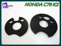 #ยางรองแฮนด์ ฮอนด้า C70 K2 ยางรองแฮนด์ "สีดำ" (2 ชิ้น) // HONDA C70 K2 HANDLE RUBBER SET "Black" (2 PCS.)