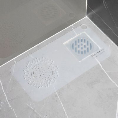 Silicone Rectangle Floor Drain Cover Bathroom Sink Filter Anti Clogging Deodorant Pad Hair Catcher Stopper Bathroom Accessories  by Hs2023