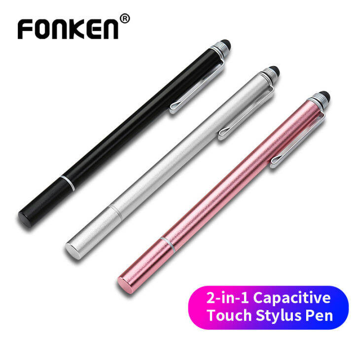 Fonken Stylus Pen For Phone 2in1 Capacitive Pen Touch Pen Tablet