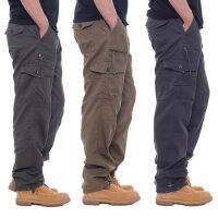 Factory Outlet Spot 2023 Spring And Autumn Pocket MenS Workers Pants Large Size Looping The Waist Outdoor Middle