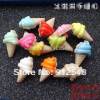 【cw】 100 Mixed Resin Ice Cream Sewing Shank Buttons Scrapbooking 22x13mmbingqilin001 【hot】