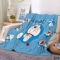 Jingle Cat Flannel ผ้าห่ม Doraemon Coral Velvet การ์ตูนผ้าห่ม Nap ผ้าห่มเครื่องปรับอากาศผ้าห่มผ้าห่มเด็ก Gift