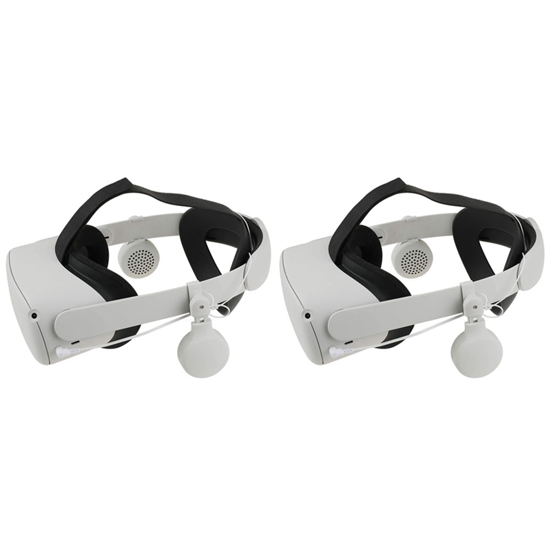 Adjustable Kopfbügel-Kopfgurt mit Schaumstoffkissen für Oculus Quest 2-Headset # 