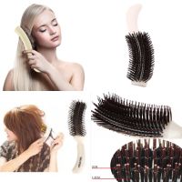 แปรงหวีผมDetangling hair brush จัดแต่งทรงผม ผสมขนไนลอนพิเศษ ผมนุ่มไม่พันกัน หวีง่าย