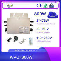 Jesudom ไมโครอินเวอร์เตอร์800วัตต์ PV แรงดันไฟฟ้าขาเข้า22 ~ 60VDC เพื่อ AC เอาท์พุท110โวลต์230โวลต์อัตโนมัติด้วย TuyaAPP ตรวจสอบพลังงานแสงอาทิตย์ตารางผูกอินเวอร์เตอร์