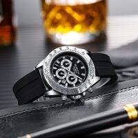 Luxury Brand High Quality Fashion Silicone Band watch for men Casual montre de luxe homme Waterproof Clock Relogio Masculino Hot